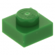 LEGO lapos elem 1x1, zöld (3024)
